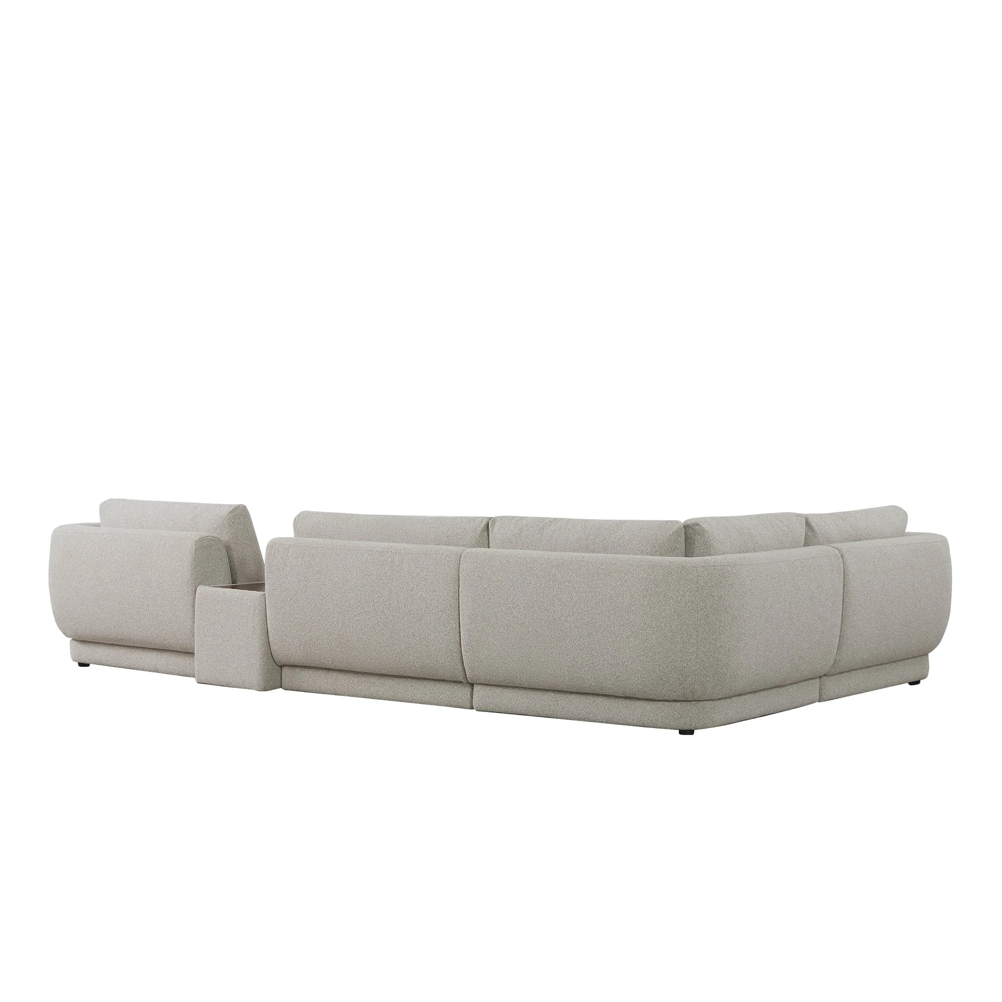 Grace 4-Seat Modular Curved Sofa