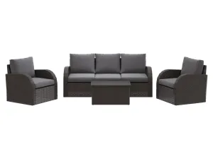 Grey 6pc Outdoor Sofa Set