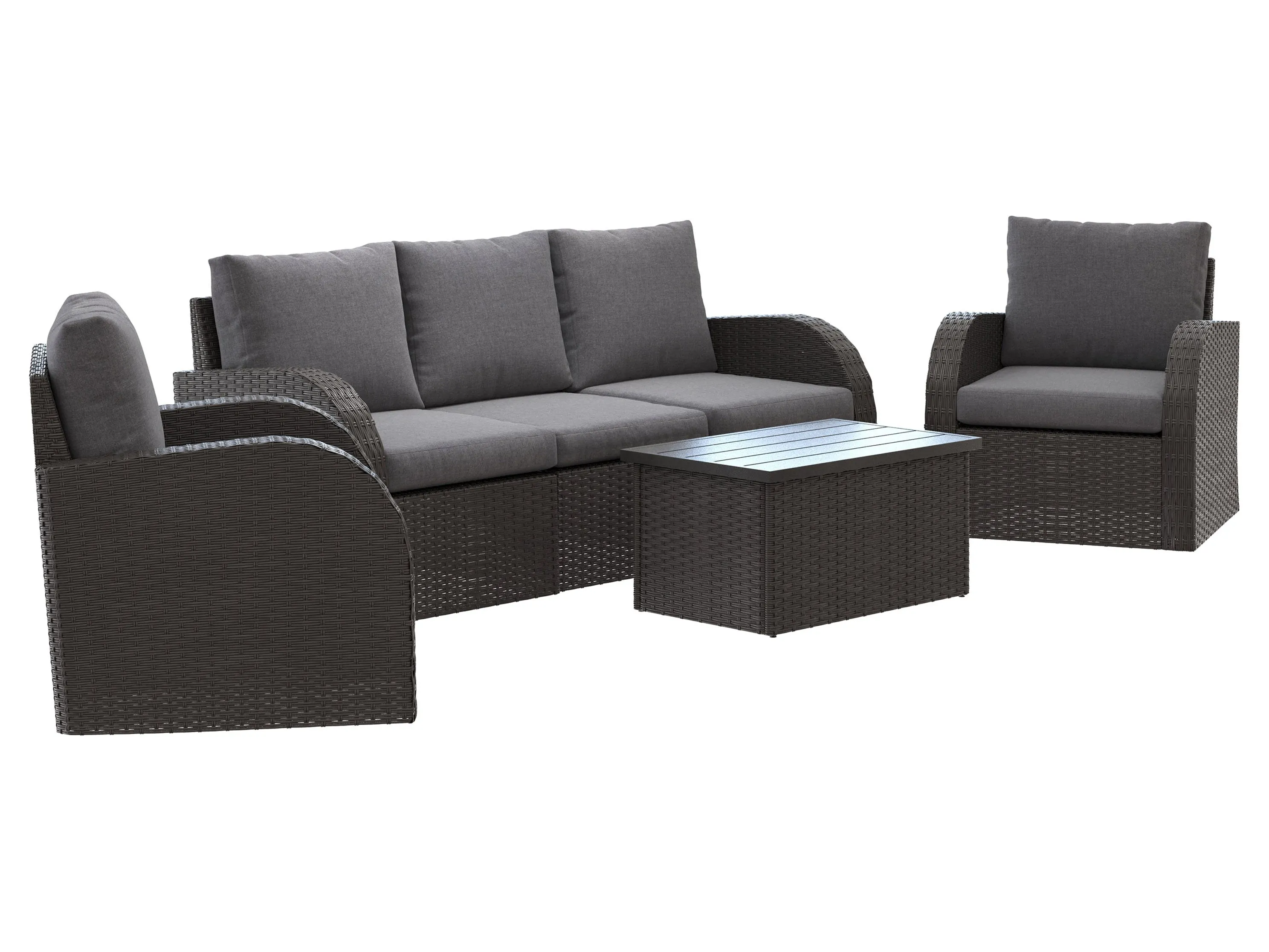 Grey 6pc Outdoor Sofa Set