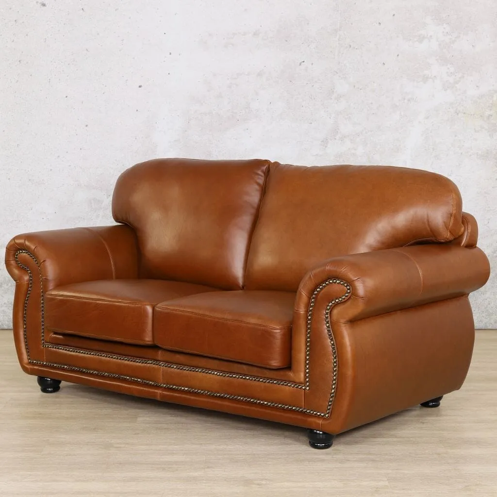 Isilo 2 Seater Leather Sofa