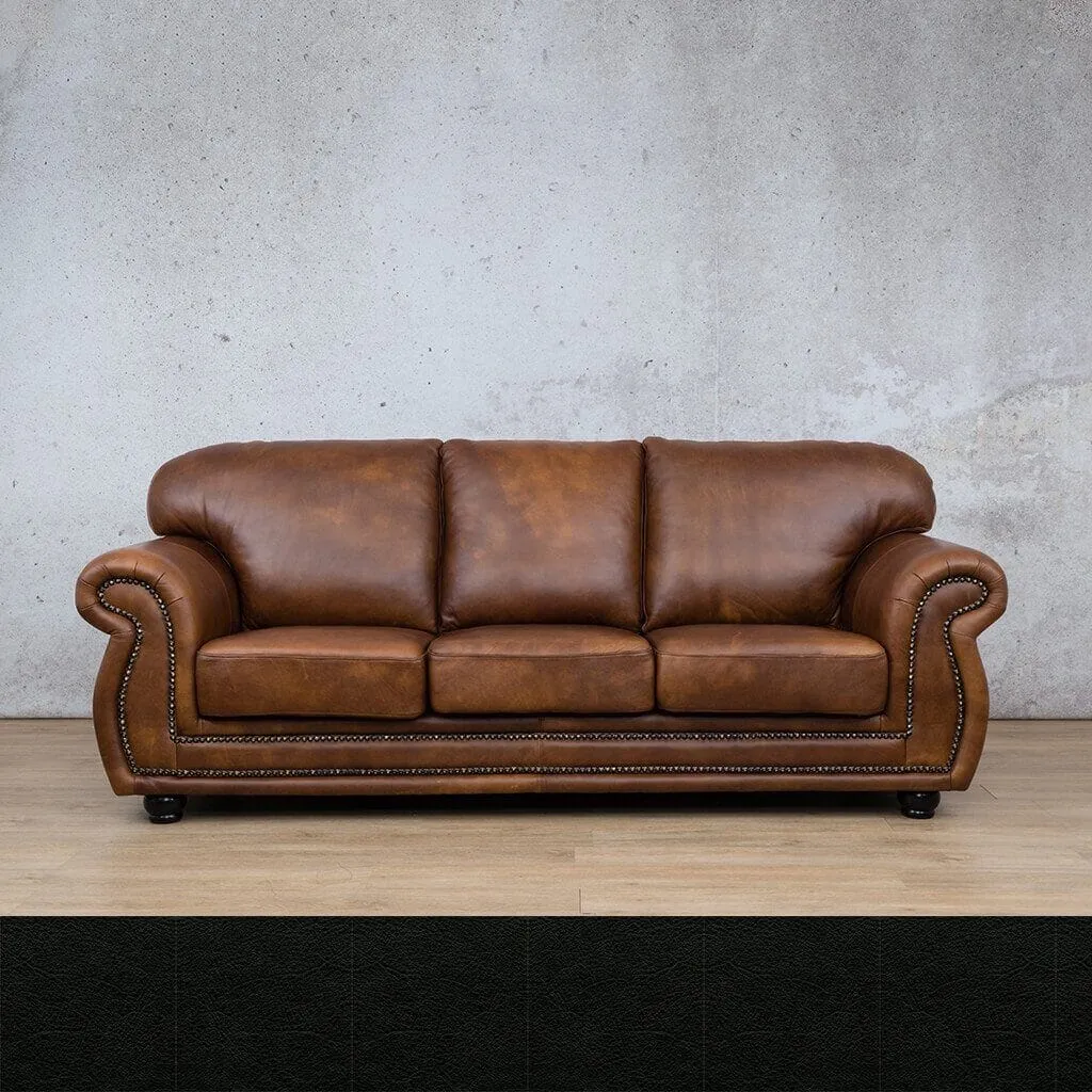 Isilo 3 Seater Leather Sofa