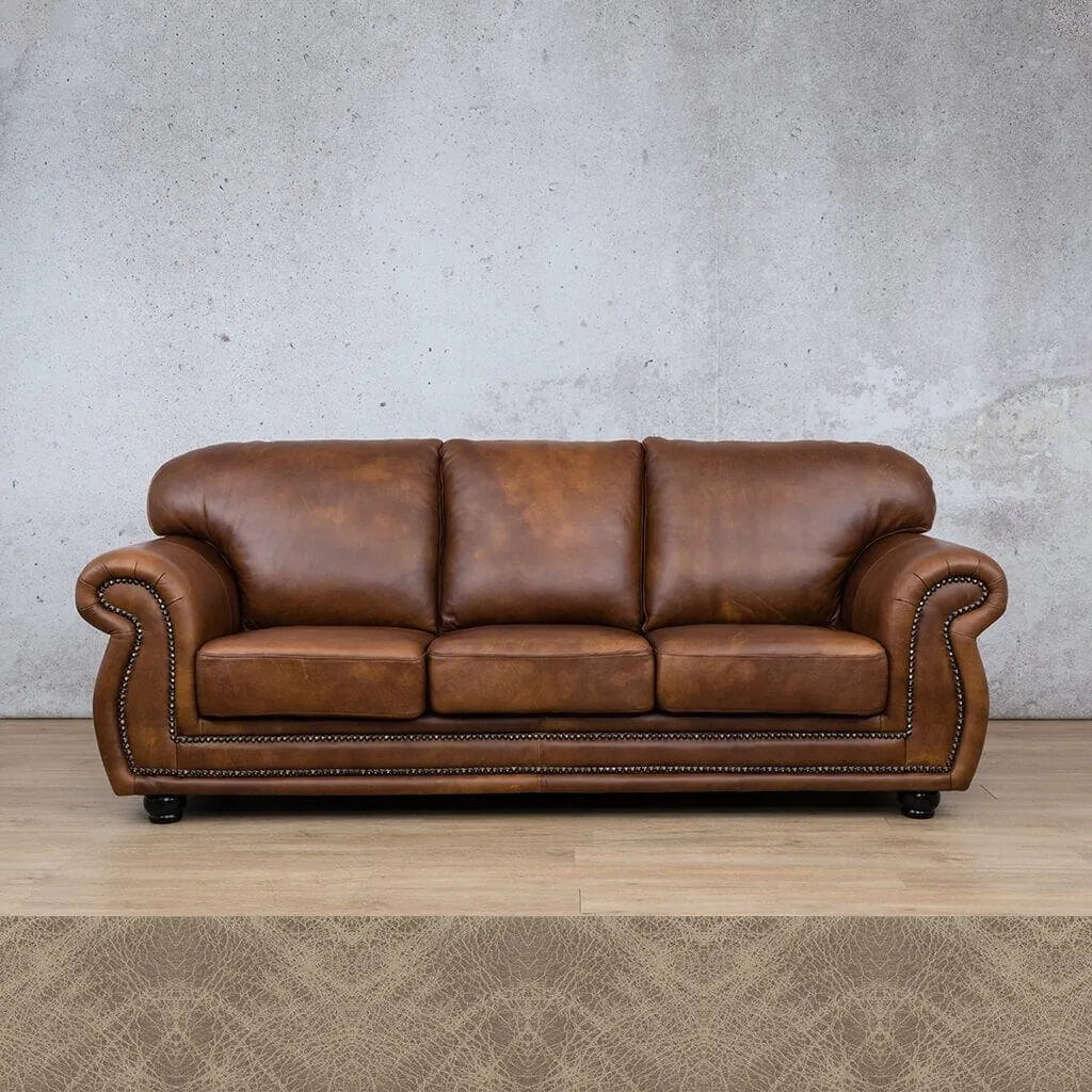 Isilo 3 Seater Leather Sofa