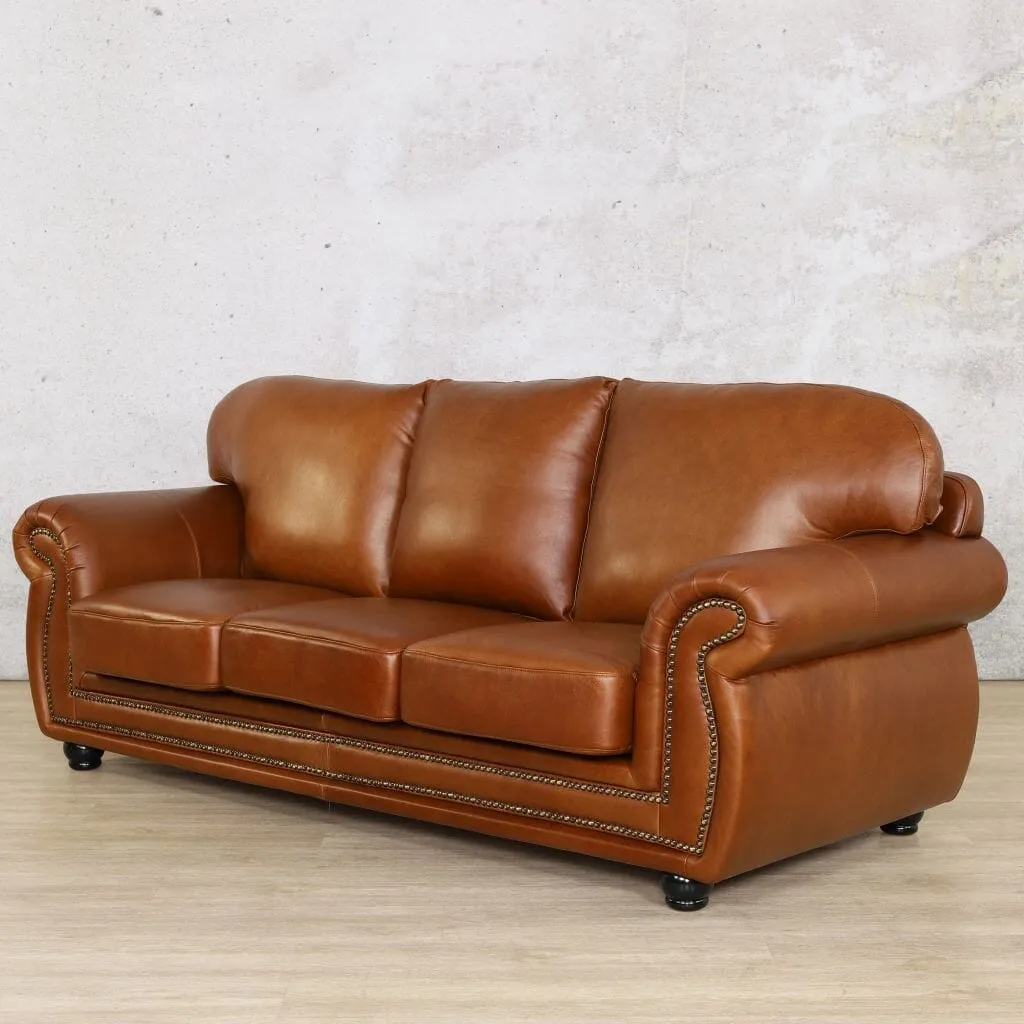 Isilo 3 Seater Leather Sofa