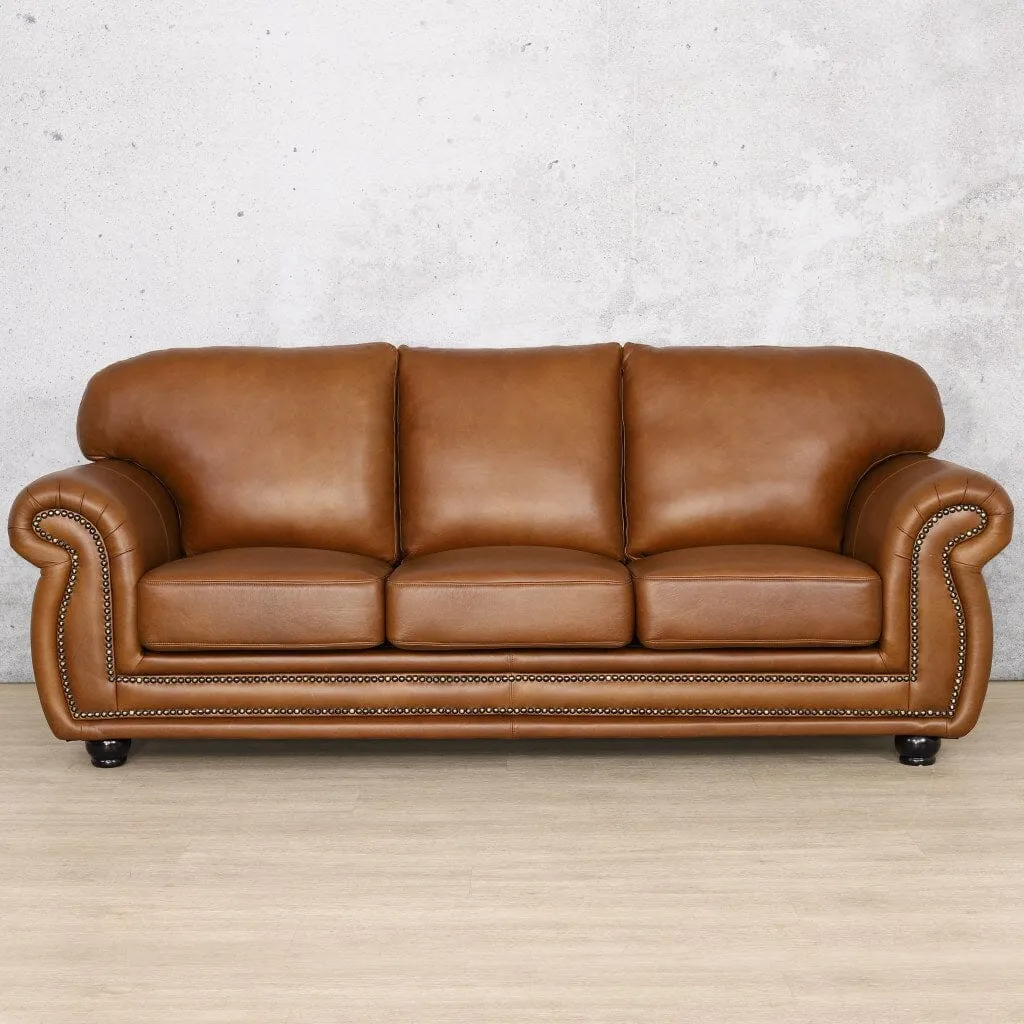 Isilo 3 Seater Leather Sofa