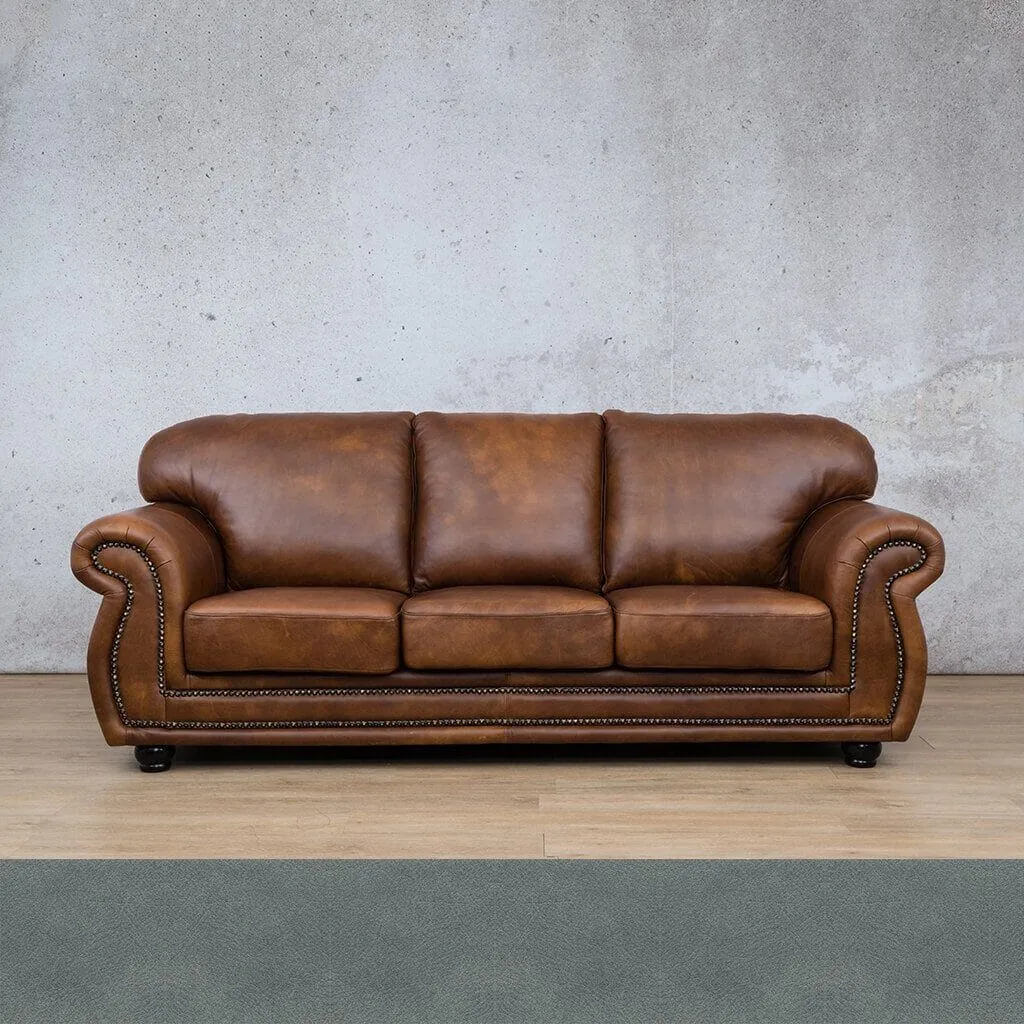 Isilo 3 Seater Leather Sofa