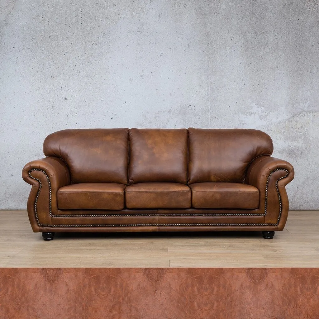 Isilo 3 Seater Leather Sofa