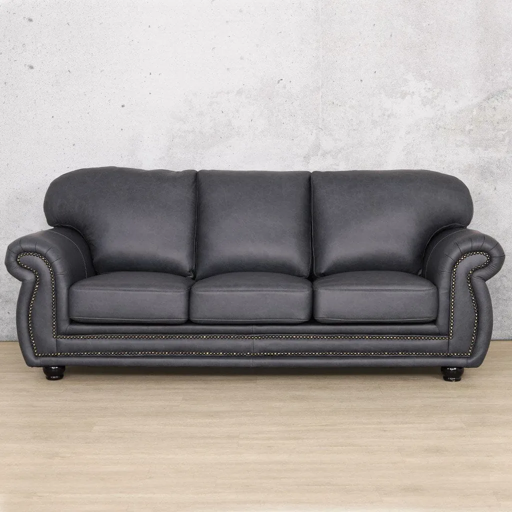 Isilo 3 Seater Leather Sofa