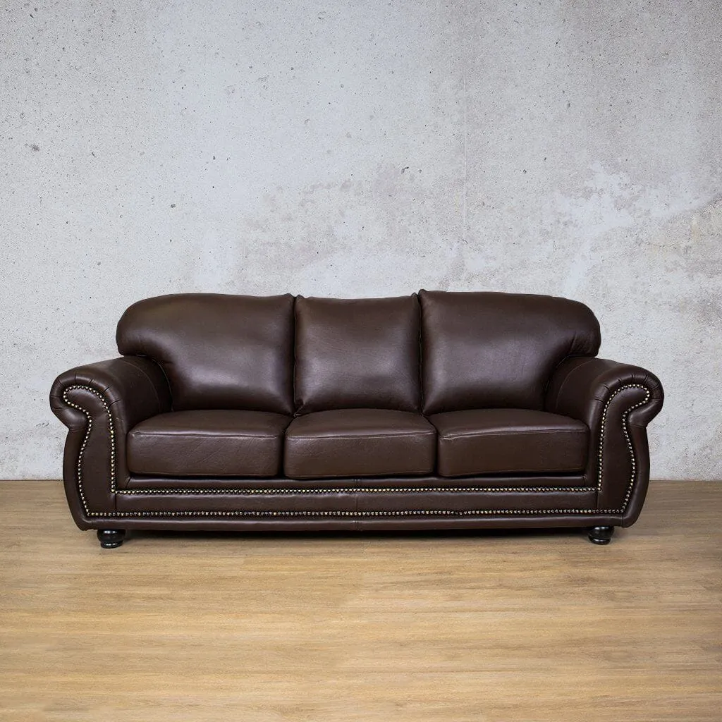 Isilo 3 Seater Leather Sofa