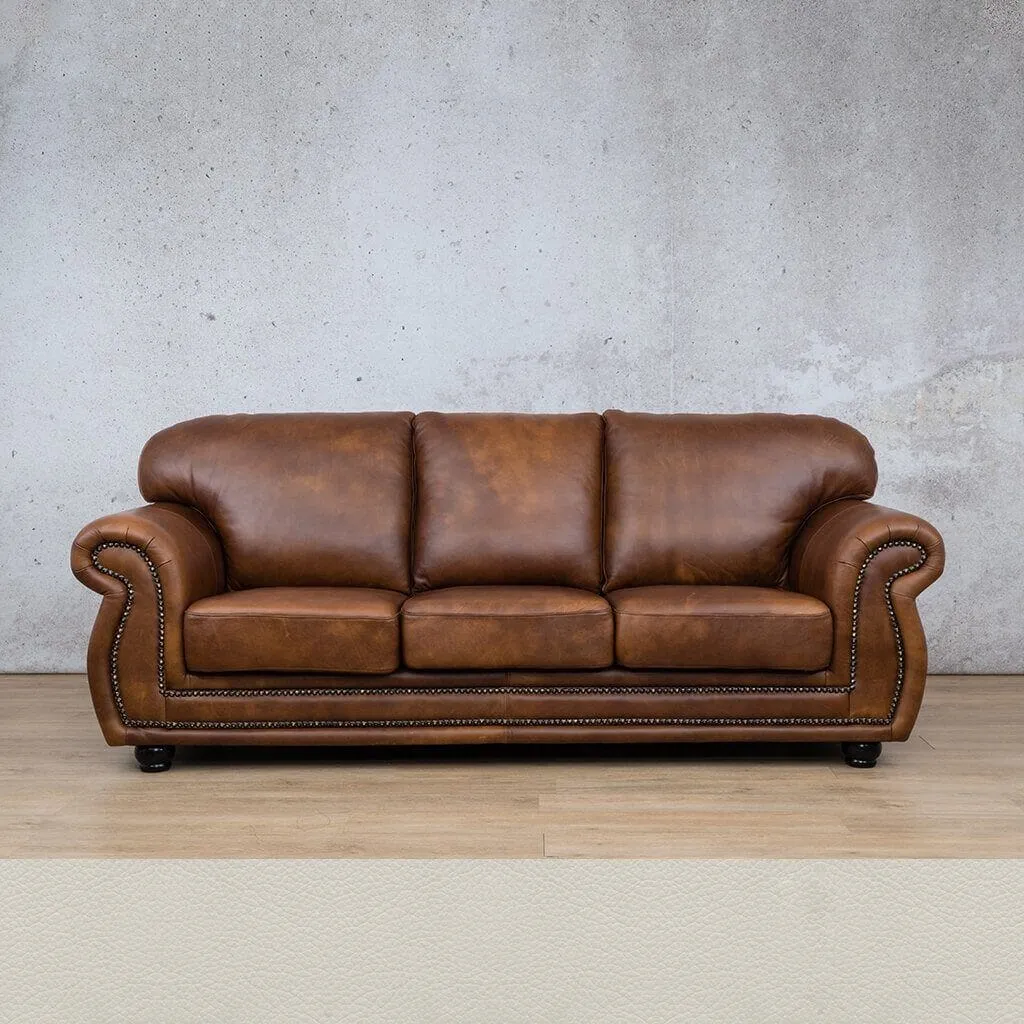 Isilo 3 Seater Leather Sofa