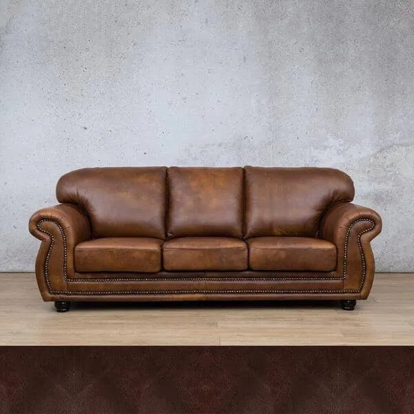 Isilo 3 Seater Leather Sofa