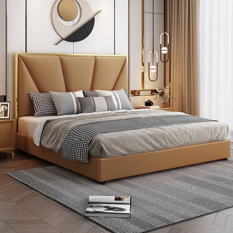 Jelly Luxury Upholstered Bed In Leatherette