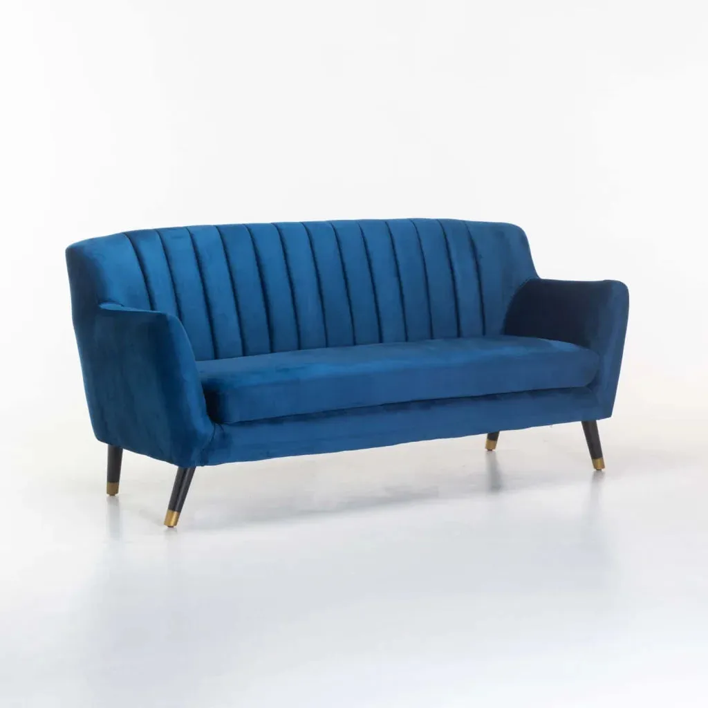 JUNO VELVET 3 SEATER COUCH