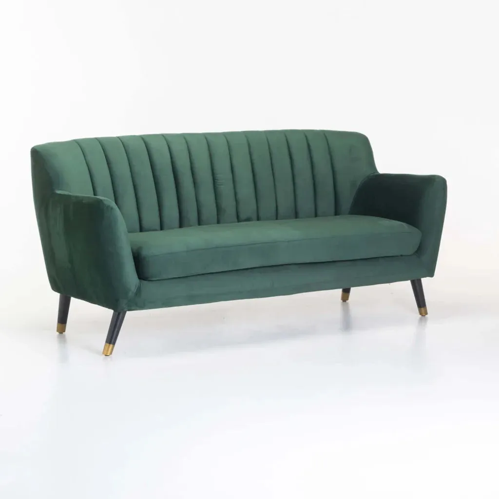 JUNO VELVET 3 SEATER COUCH