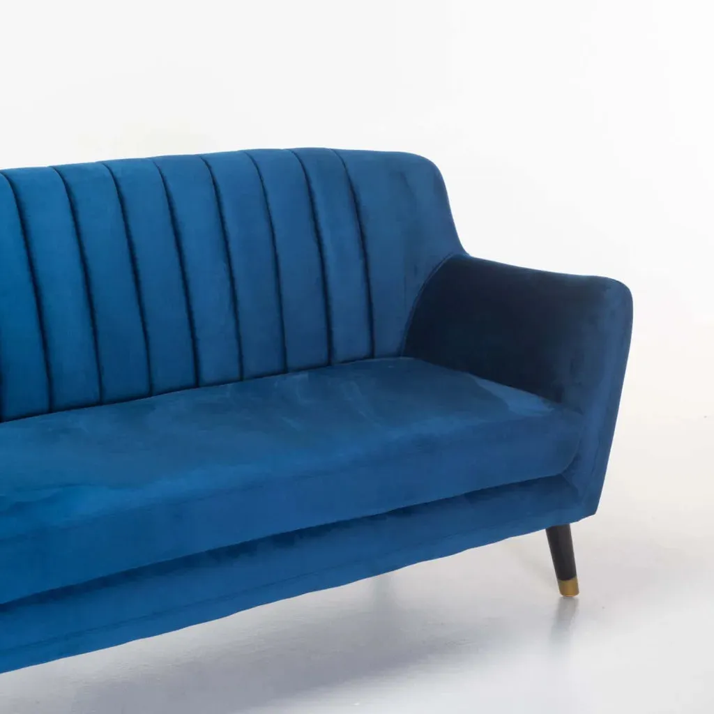 JUNO VELVET 3 SEATER COUCH