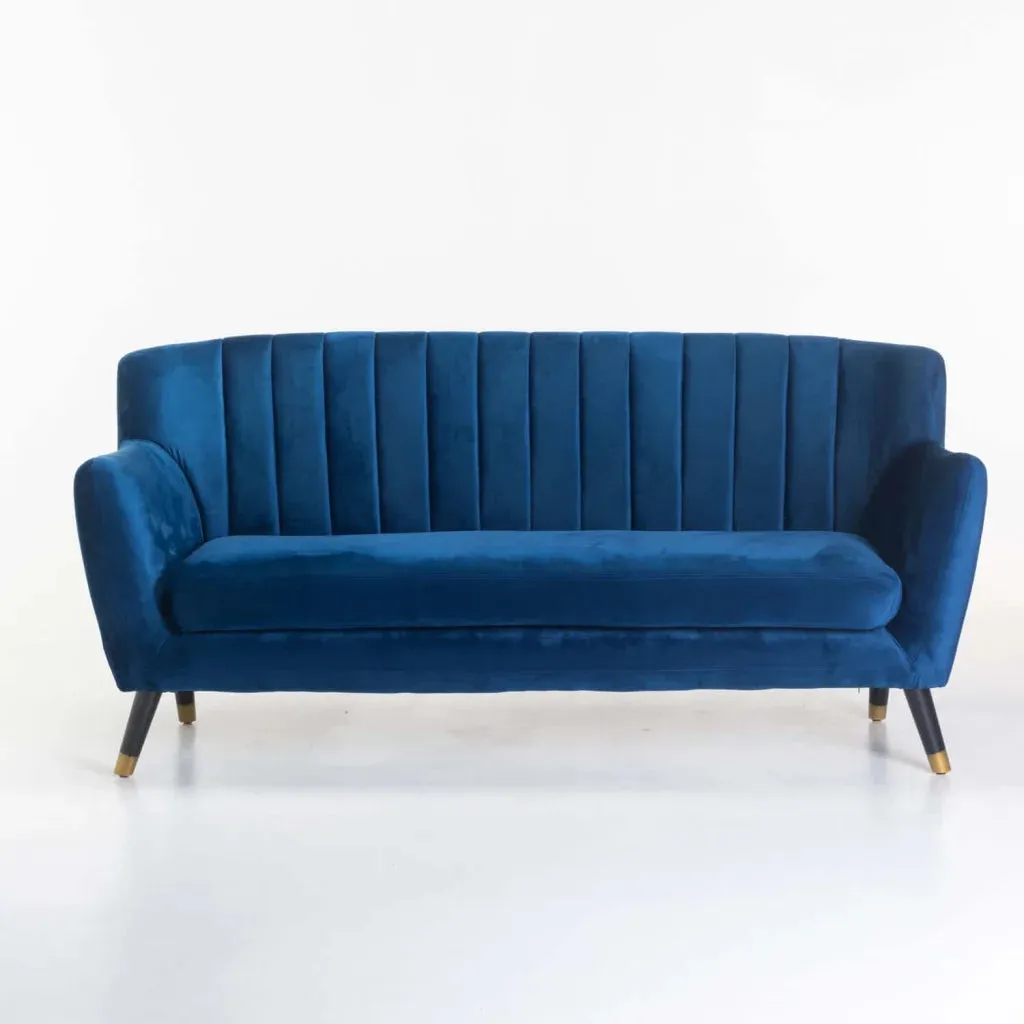 JUNO VELVET 3 SEATER COUCH