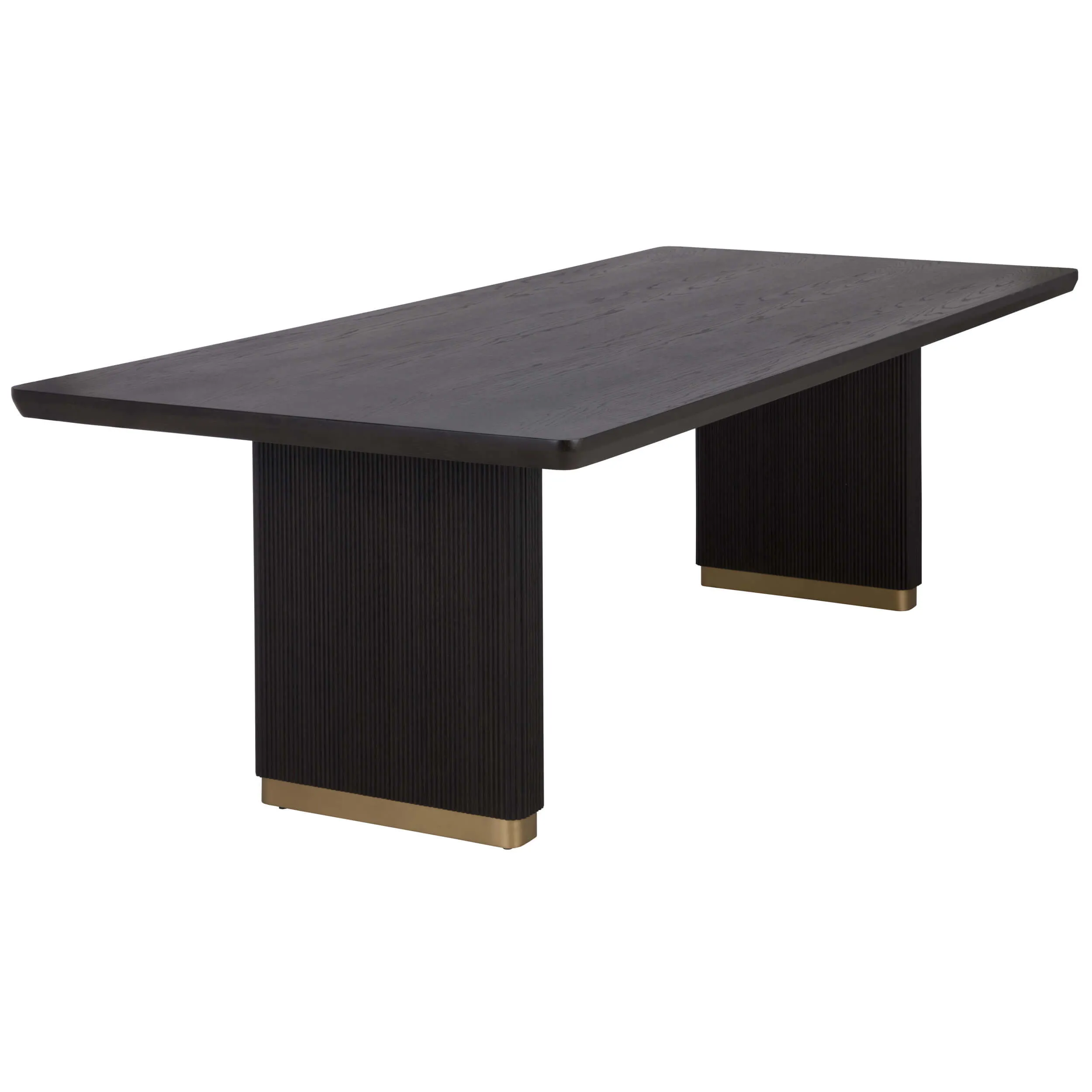 Kalla Rectangular Dining Table, Charcoal