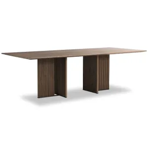 Leo Rectangular Dining Table, Rustic Grey