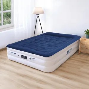 Luxury King Size Air Bed – Navy/White