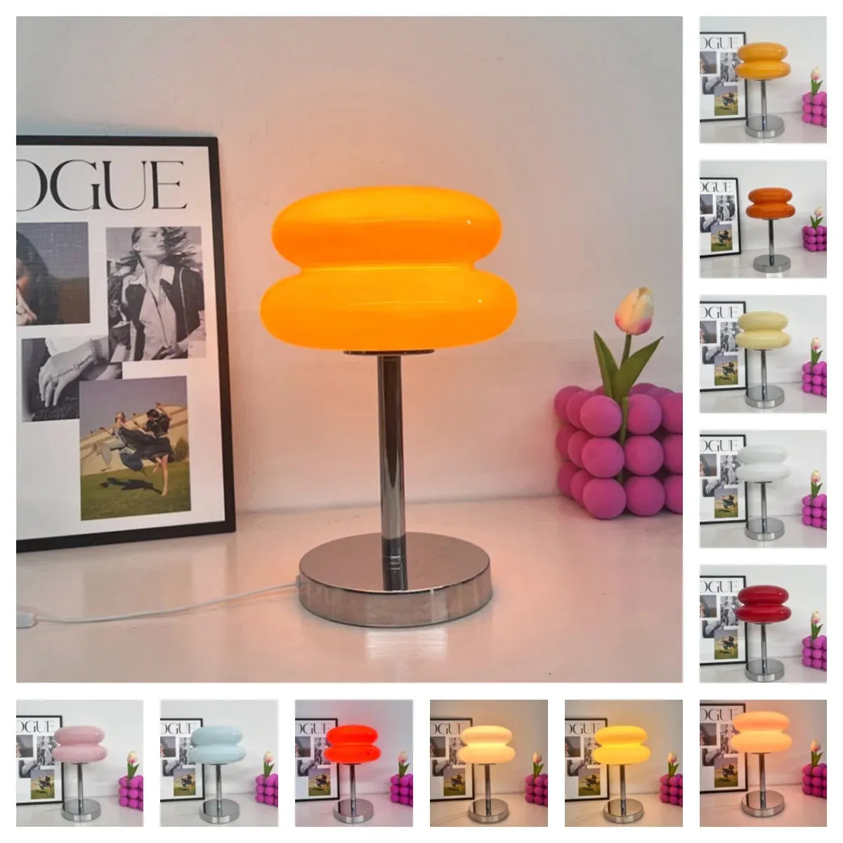 Macaron Glass Table Lamp