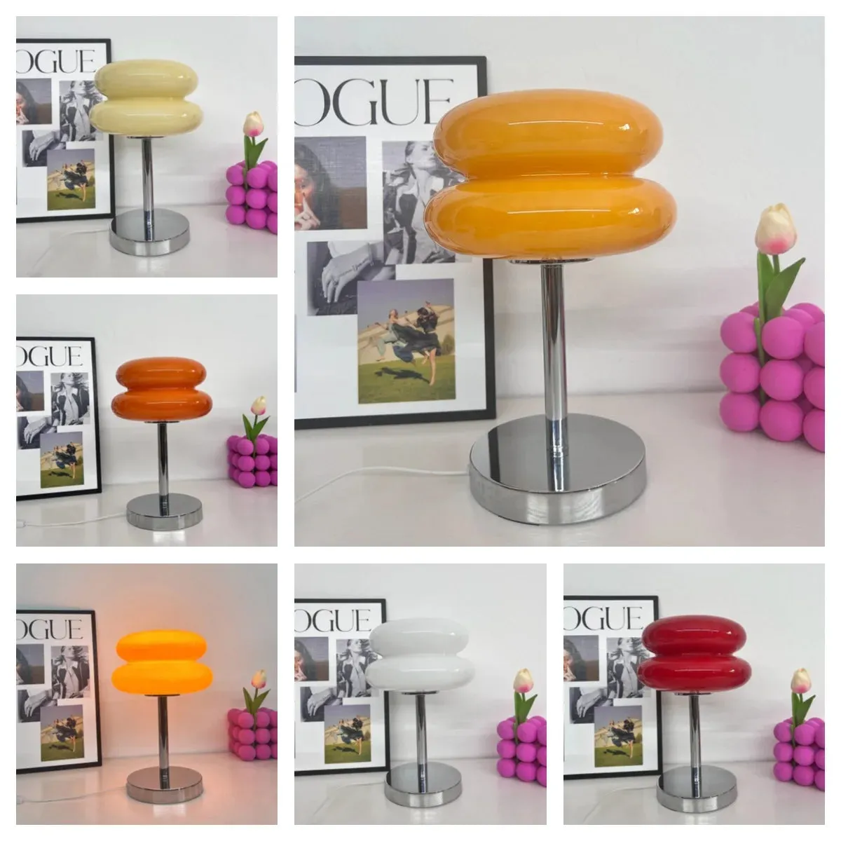 Macaron Glass Table Lamp