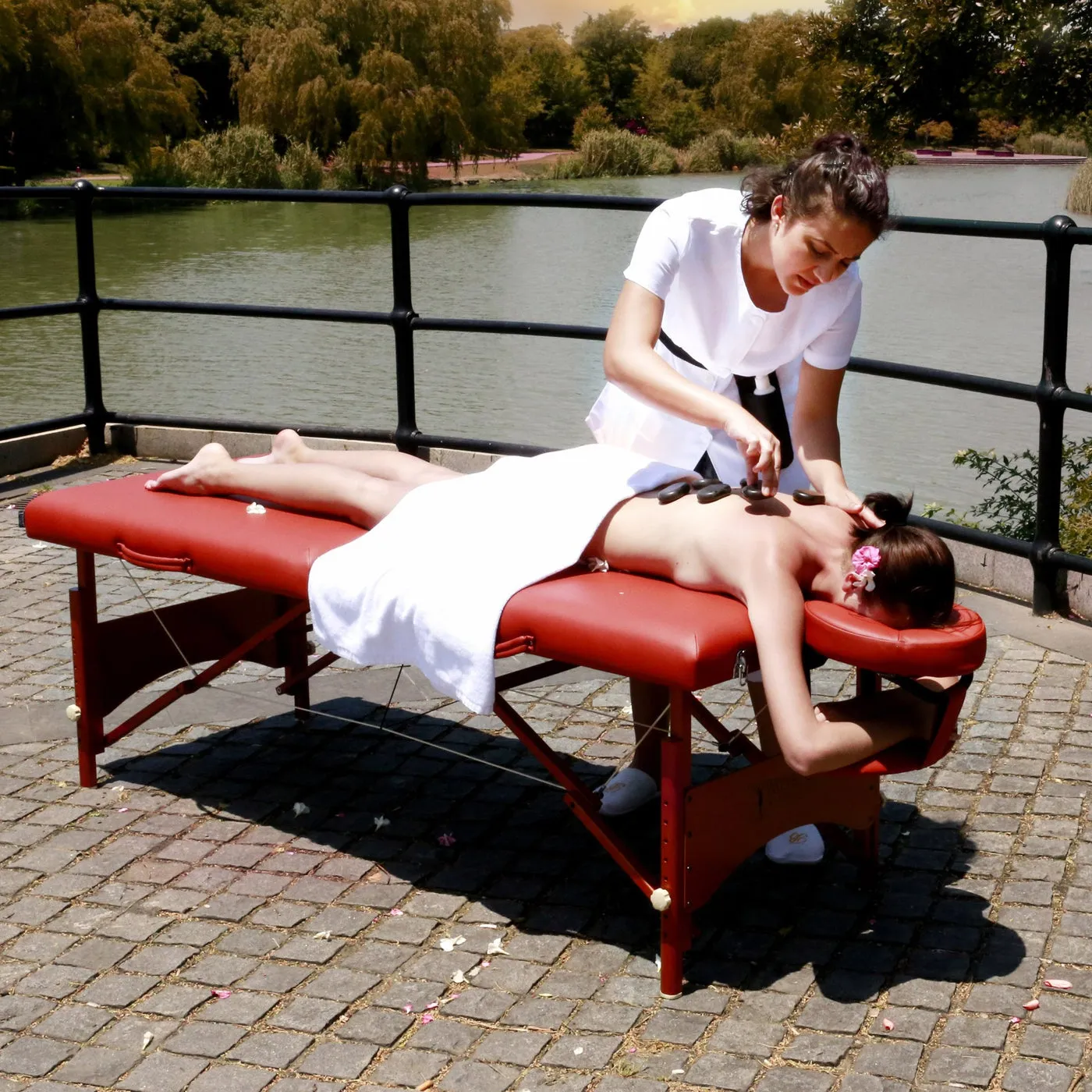 Master Massage 63cm FAIRLANE Portable Massage Table Package with Sport Sized That's PERFECT For Pros On the Go!