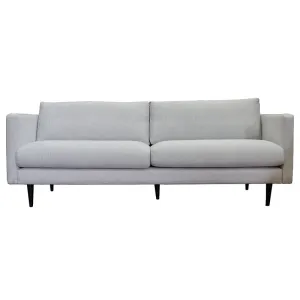 Mendoza Modern Minimalist Three Seater Linen Sofa / Lounge