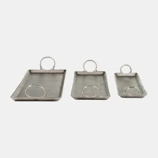 Metallic Casted Trays- 3 Sizes