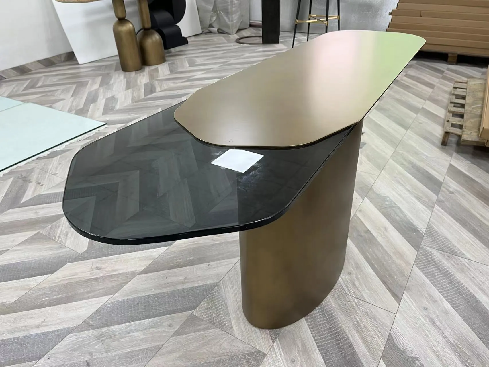 Modern Irregular Kaylee Console Table