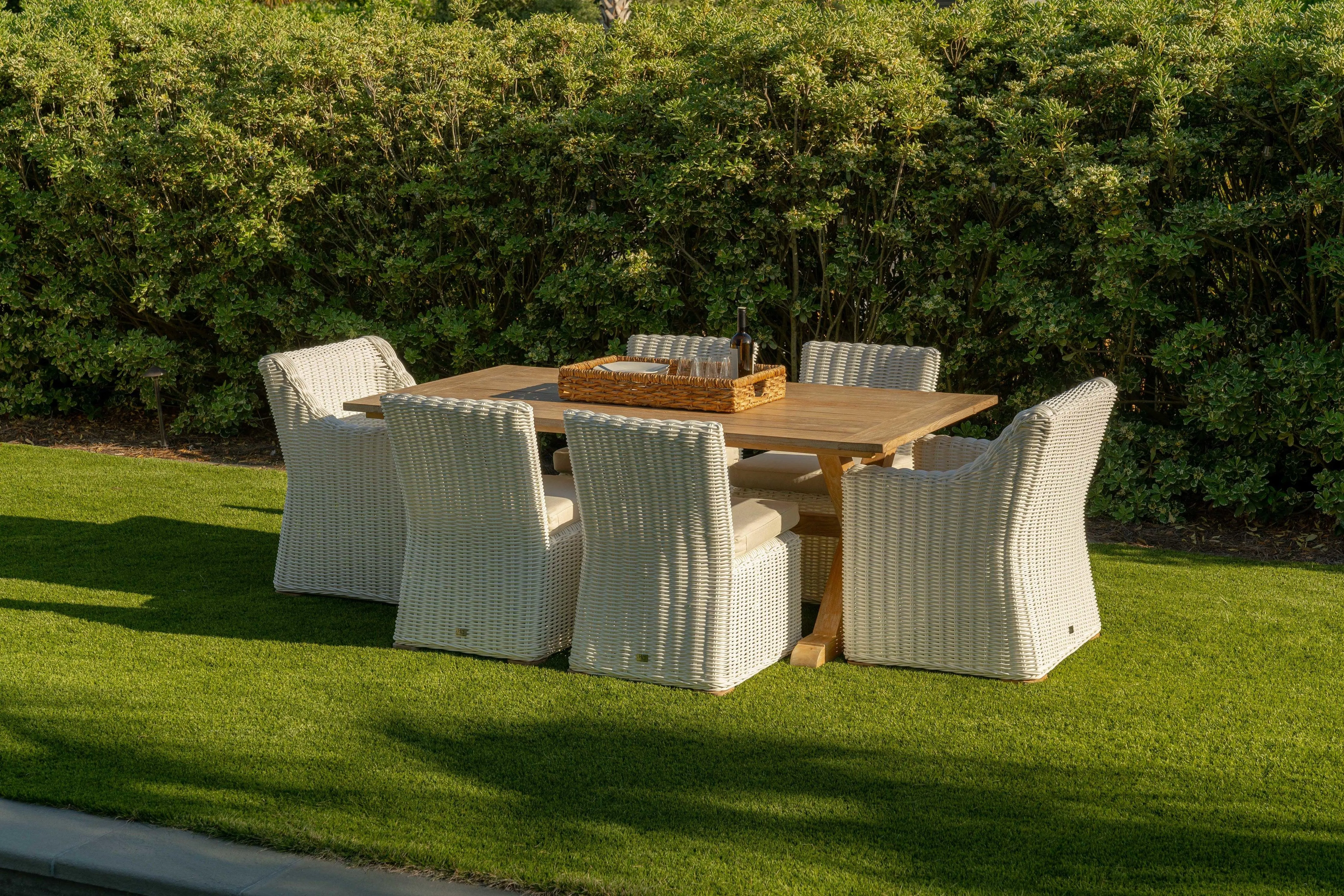 Newport 7-Piece Trestle Dining Set