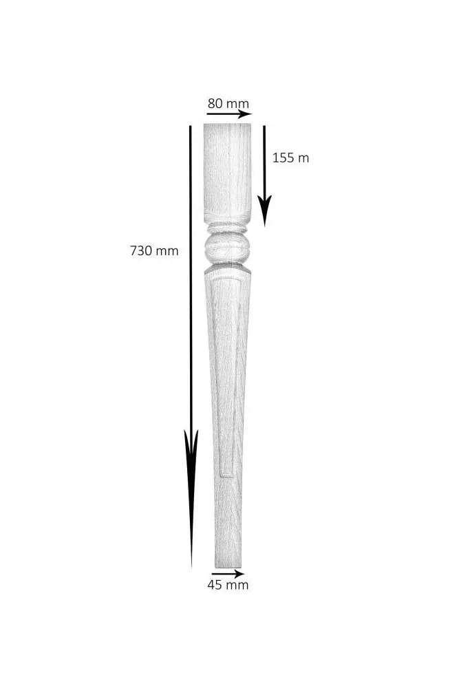 Paris Detailed Table Legs