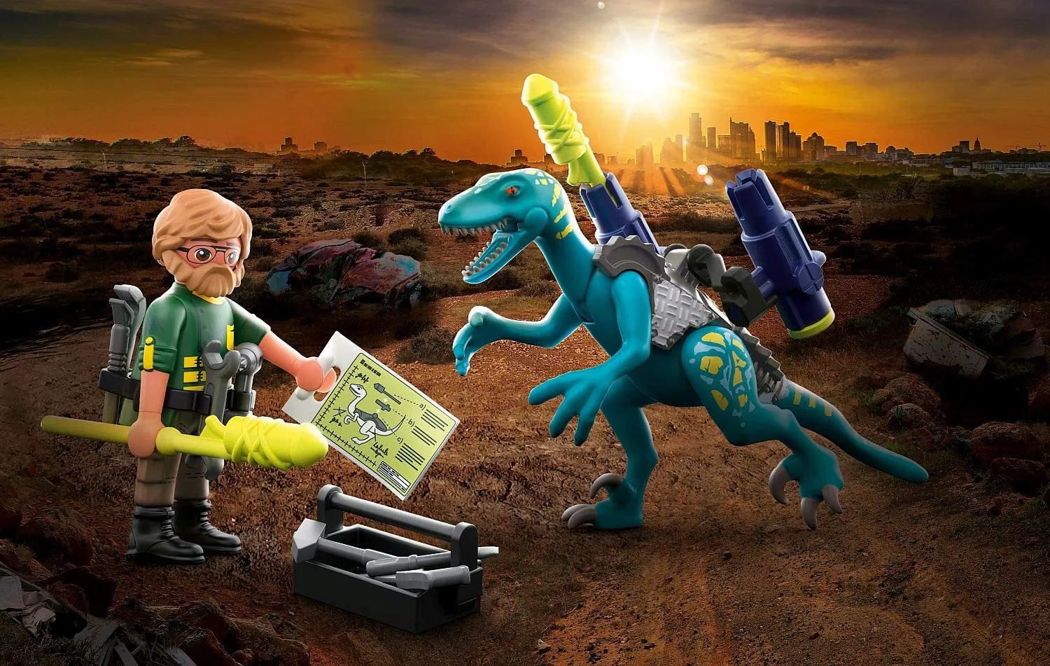 Playmobil Deinonychus: Ready for Battle