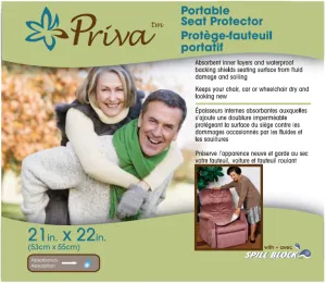 Priva Waterproof Velour Seat Protector