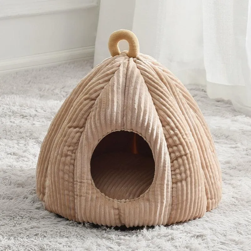 Pumpkin Palace Cat Cave Bed