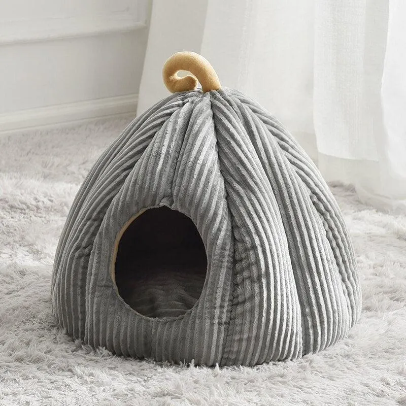 Pumpkin Palace Cat Cave Bed