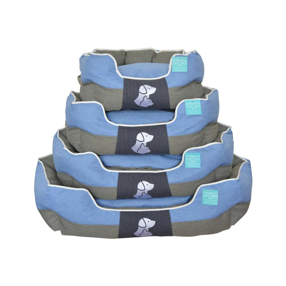 Real Pet Store Oxbridge Luxury Dog Beds Blue 4 Sizes