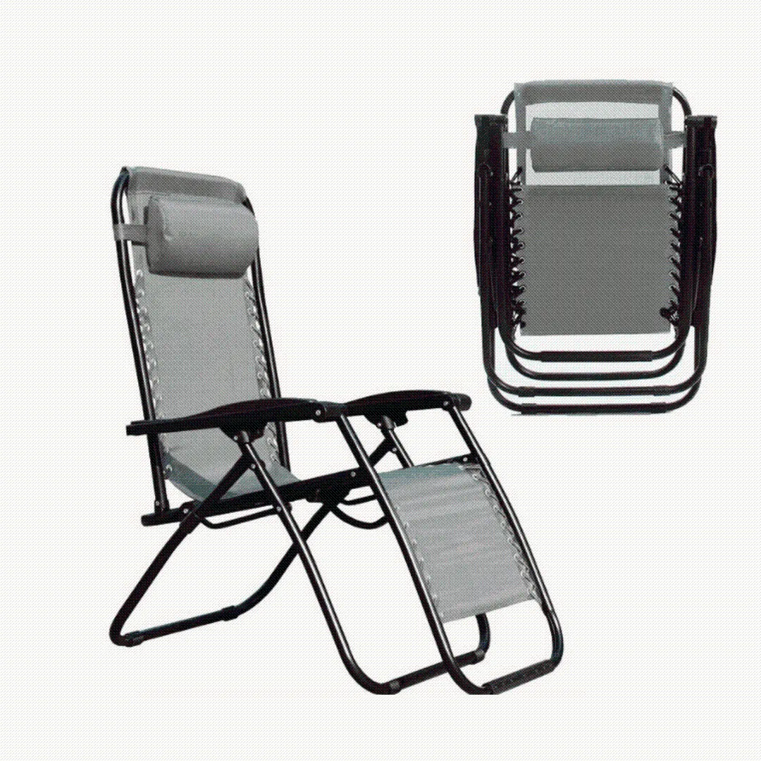 Reclining Outdoor Lounger Chairs 2 Chairs in 1 box - KJDC003