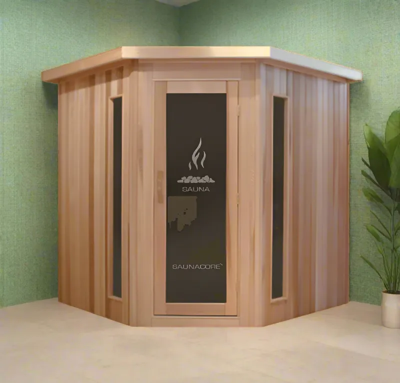 Saunacore Traditional Indoor Sauna Neo-Classic Style Series N8X8