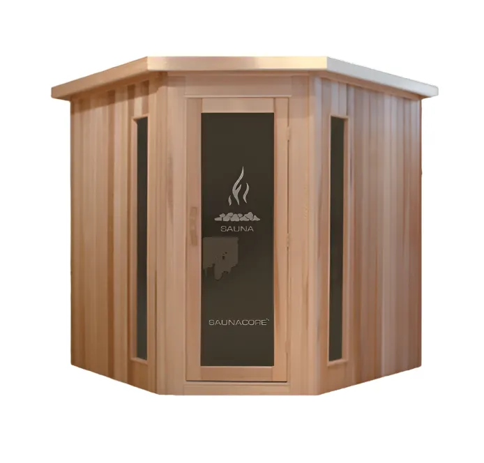 Saunacore Traditional Indoor Sauna Neo-Classic Style Series N8X8