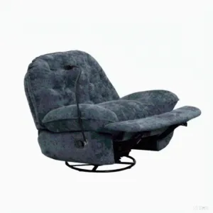 Swivel Rocker Glider Couch with Phone Holder- CR-KJ2026