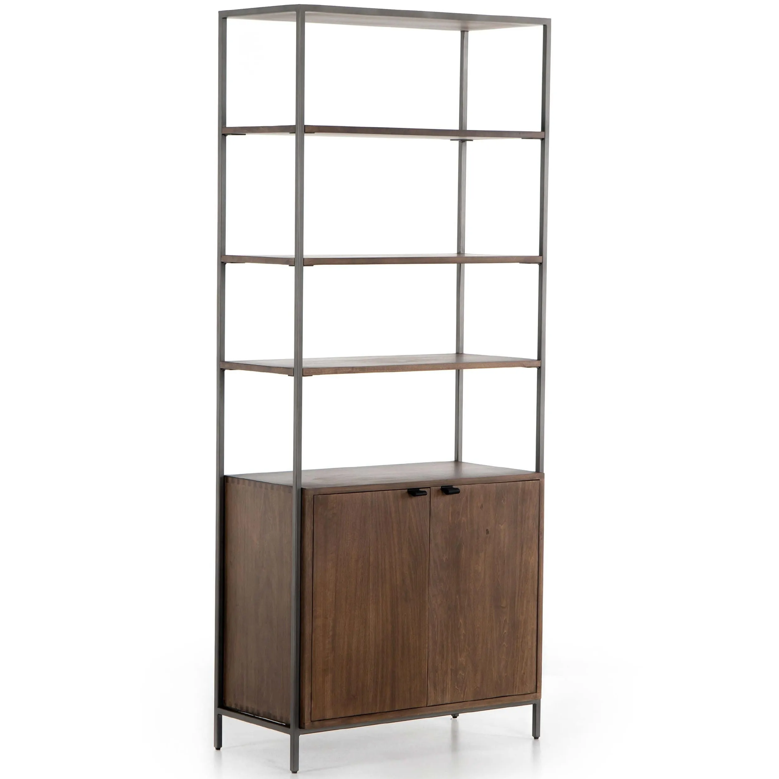 Trey Modular Wide Bookcase, Auburn Poplar