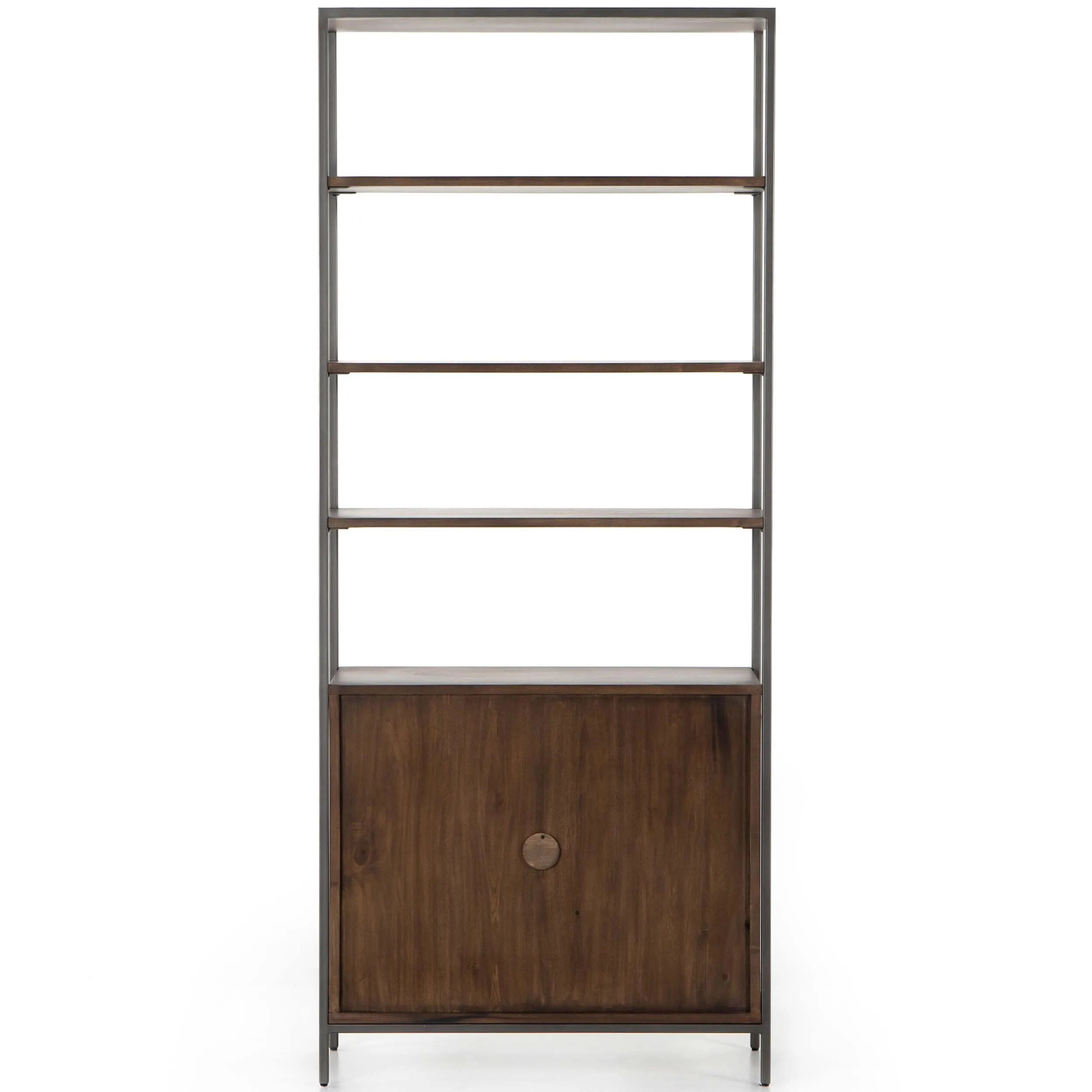 Trey Modular Wide Bookcase, Auburn Poplar