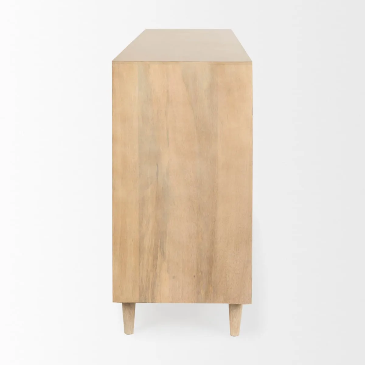 Tucker Sideboard Light Brown Wood | 4 Door