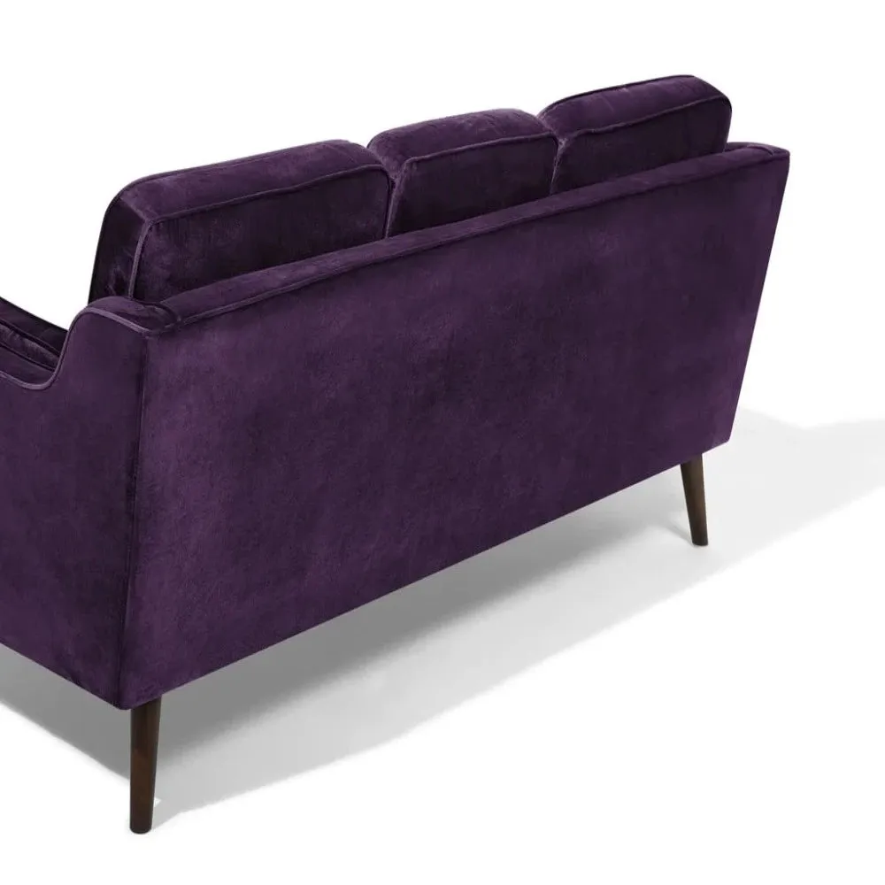 Tyson Straight Line Sofa Set in Suede