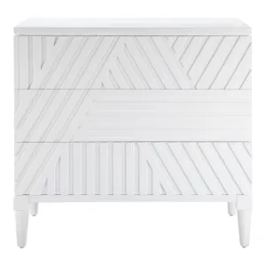 Uttermost Colby White Drawer Chest