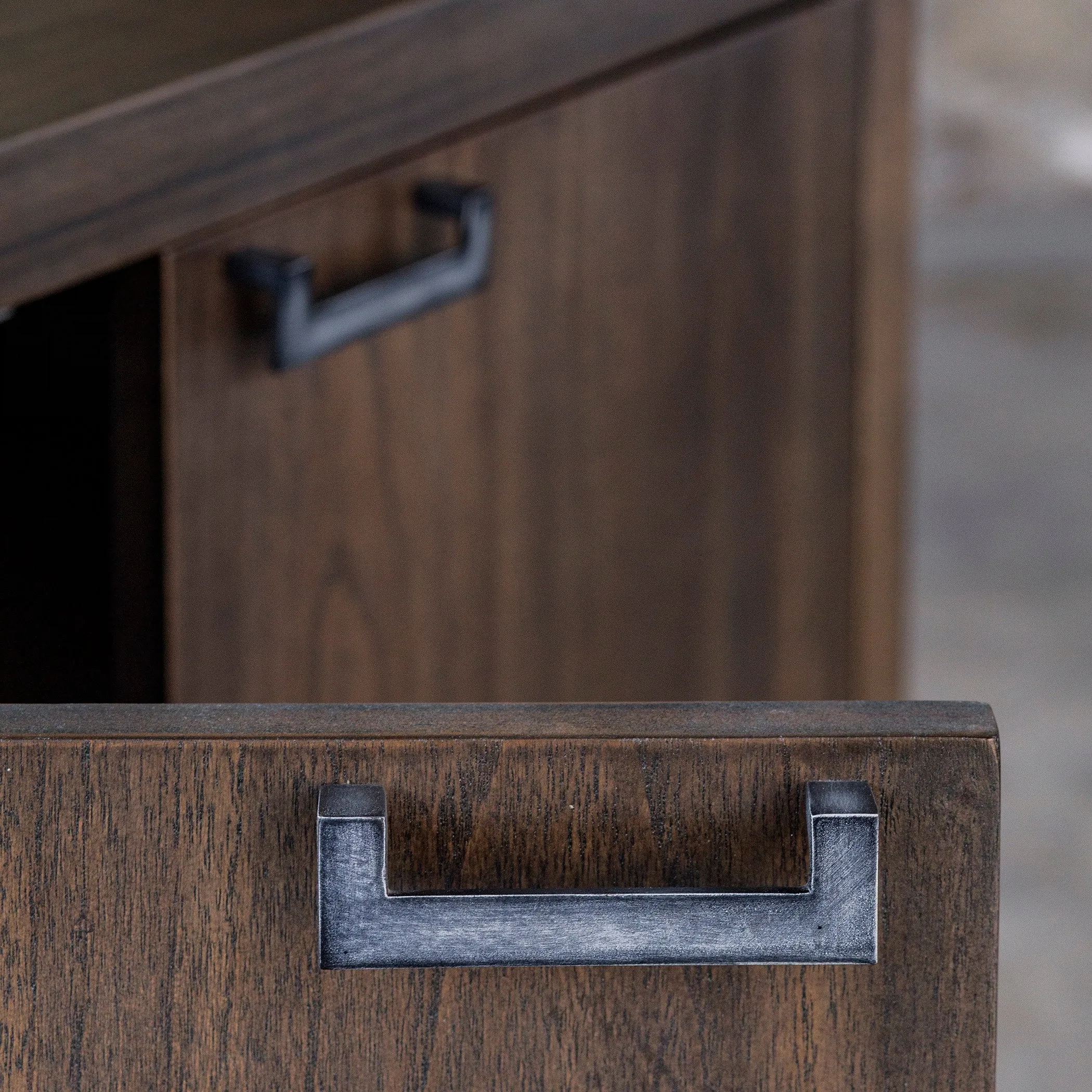 Uttermost Nadie Light Walnut Console Cabinet