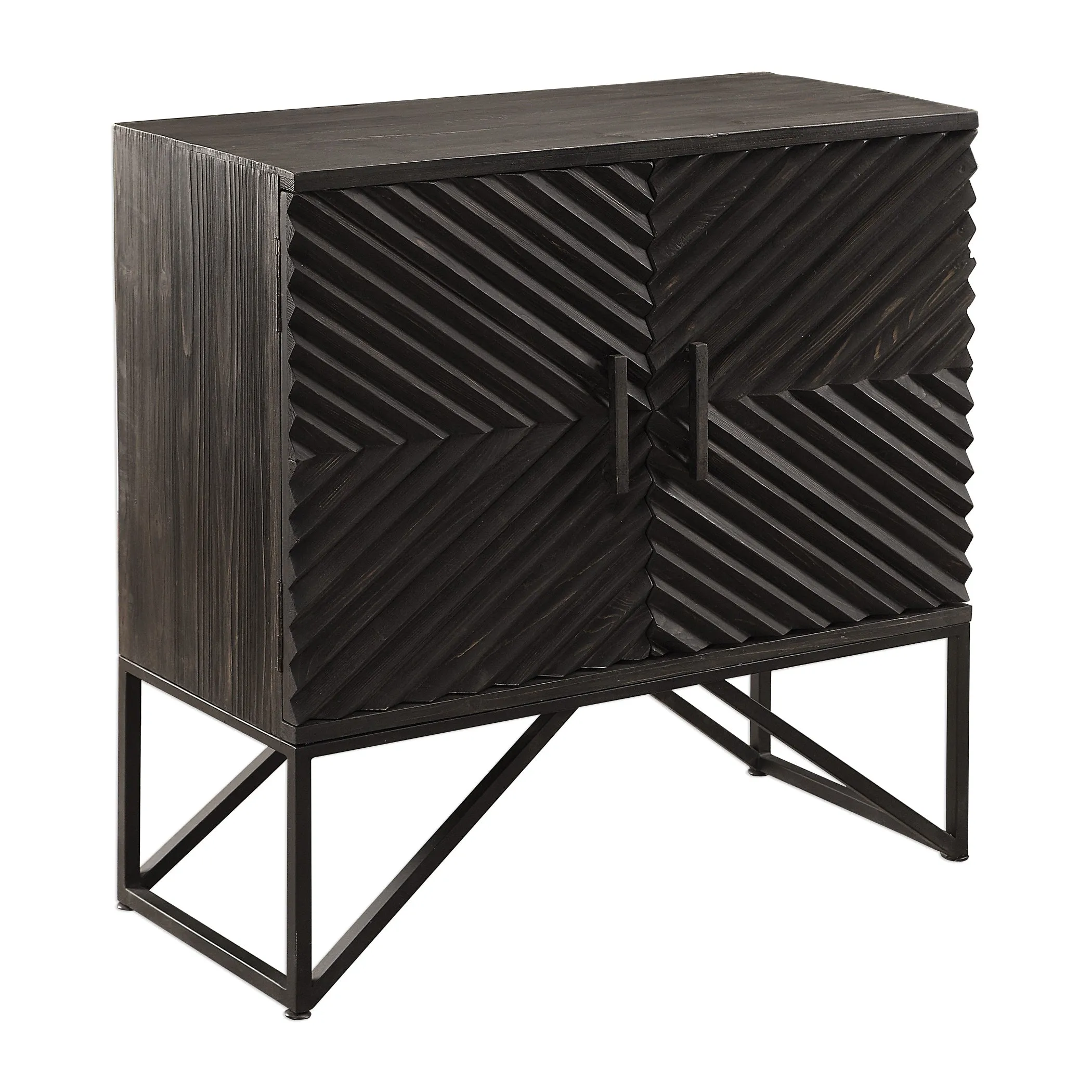 Uttermost Zadie Ebony Accent Cabinet