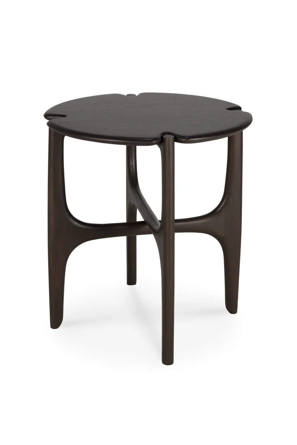 Varnished Round Side Table | Ethnicraft PI