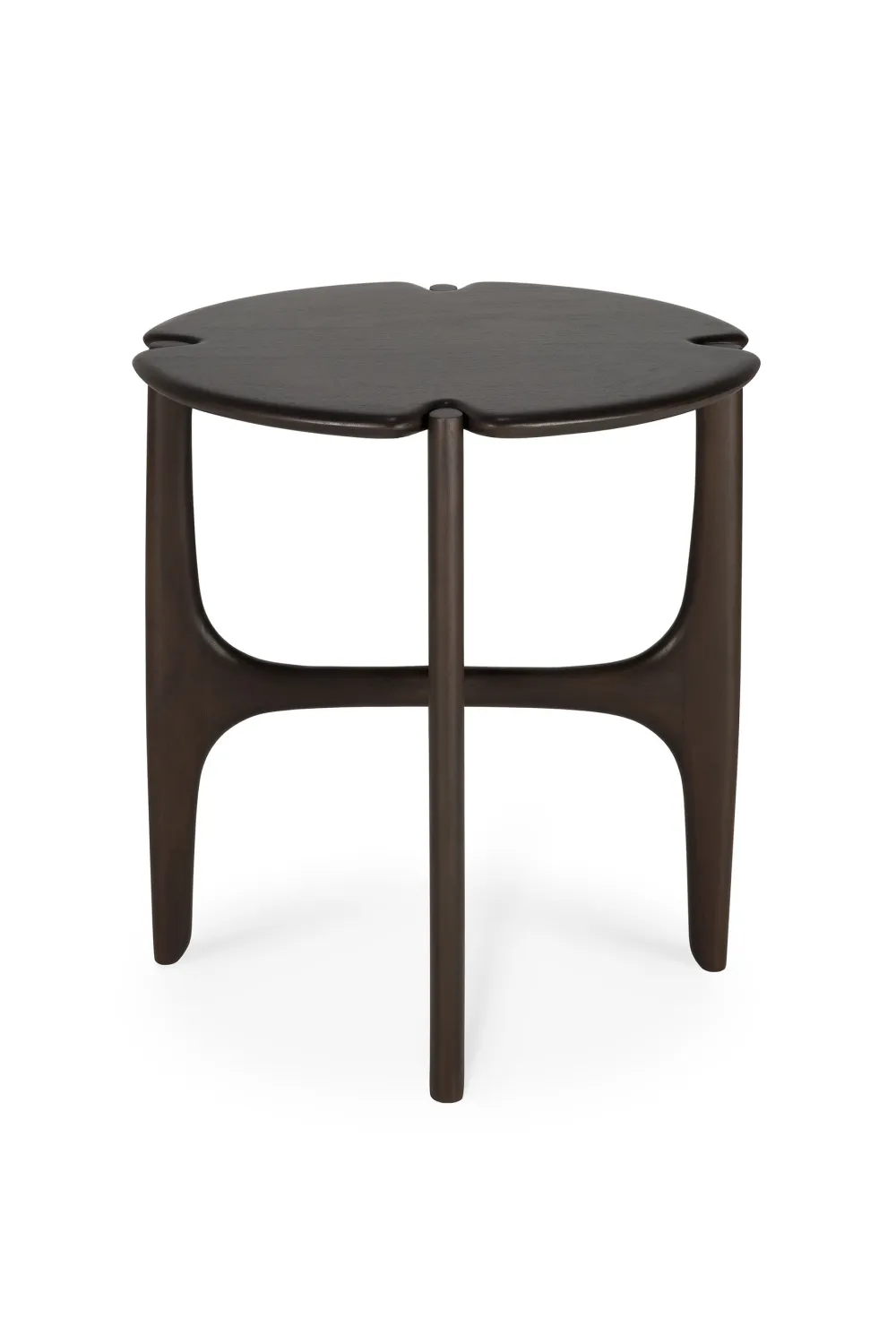 Varnished Round Side Table | Ethnicraft PI