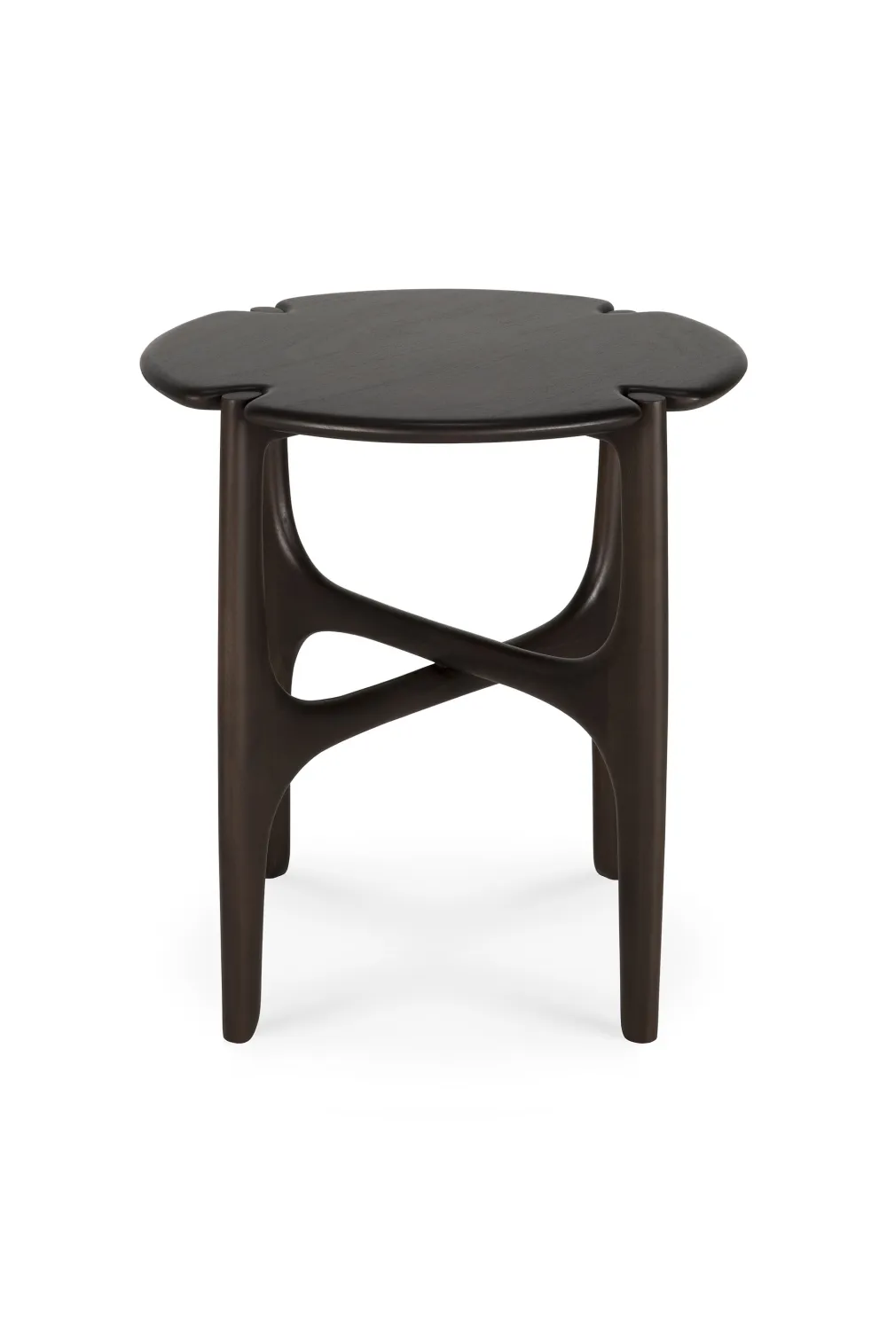 Varnished Round Side Table | Ethnicraft PI