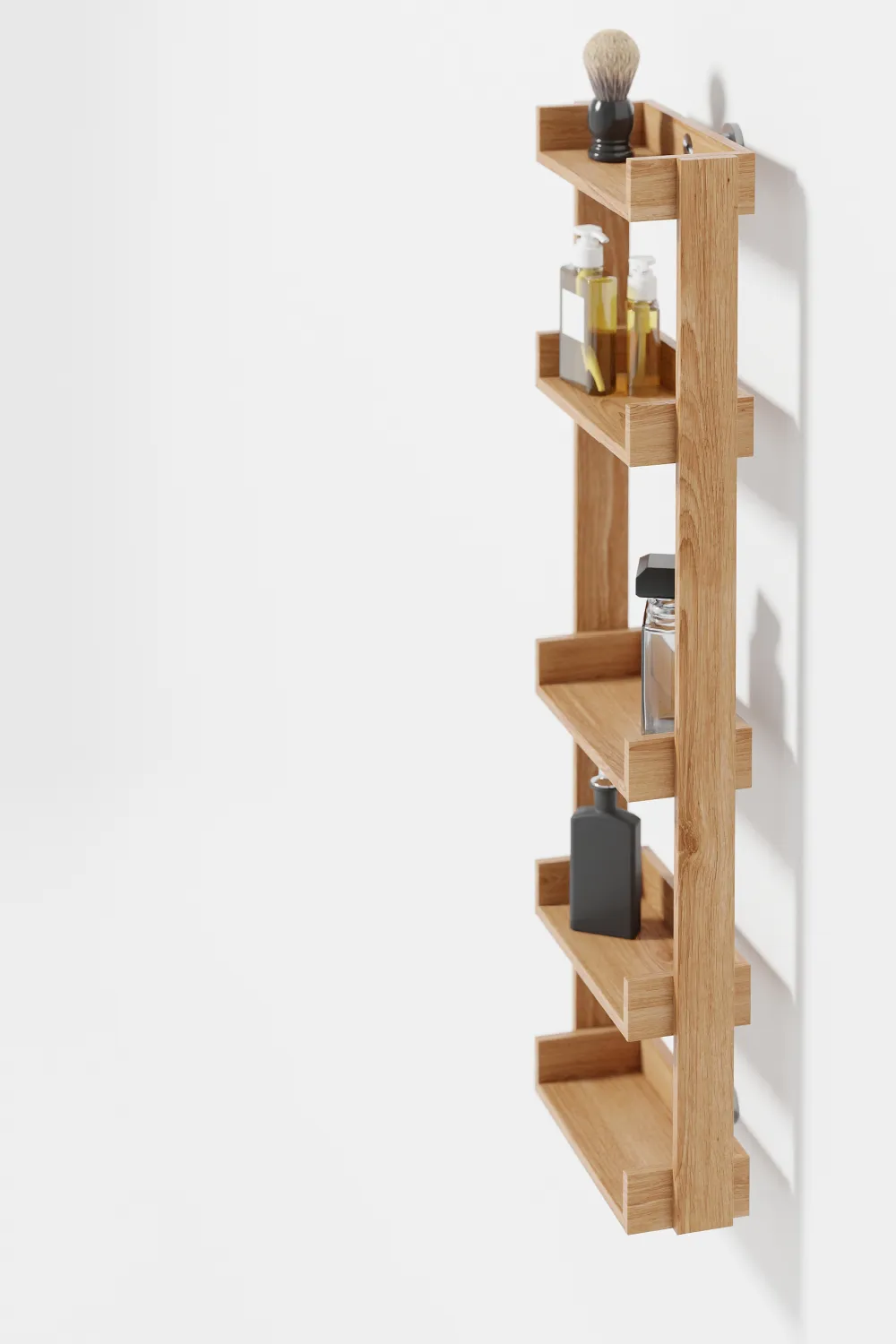 Wooden Bathroom Multi-Shelf | Wireworks Yoku